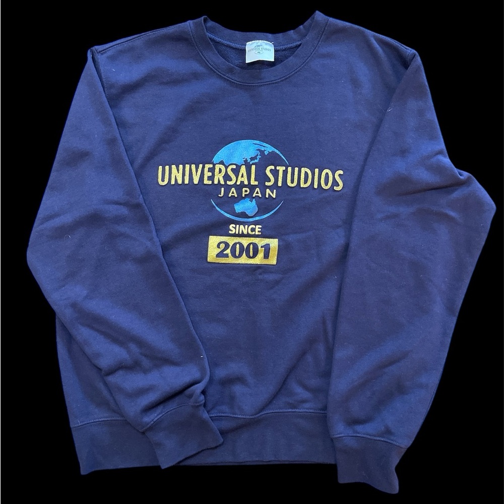 Universal Studios Japan 2001 Navy Sweatshirt Crewneck Size M